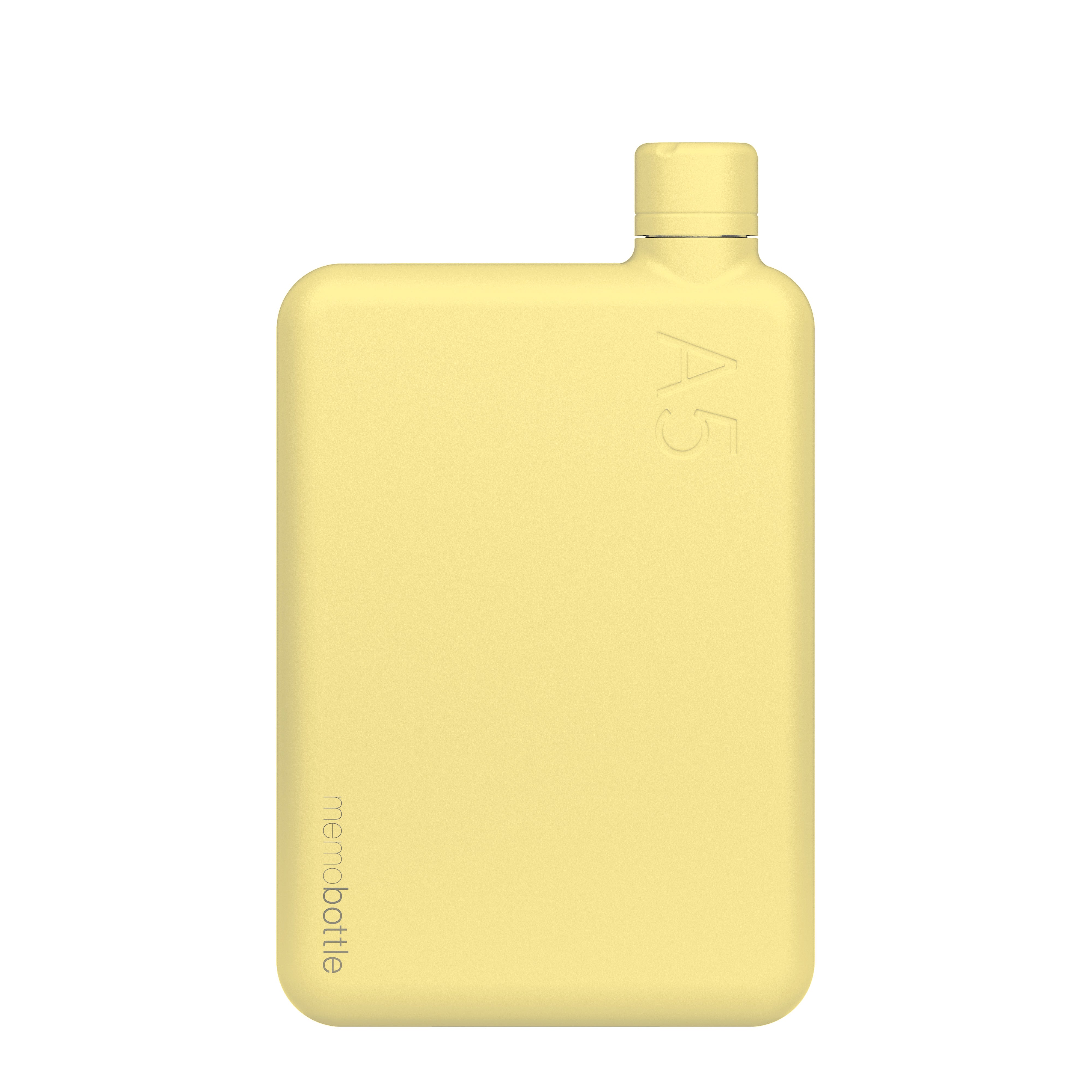 A5 Stainless Steel memobottle (Butter Yellow)