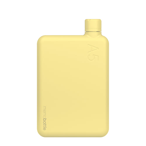 A5 Stainless Steel memobottle (Butter Yellow)
