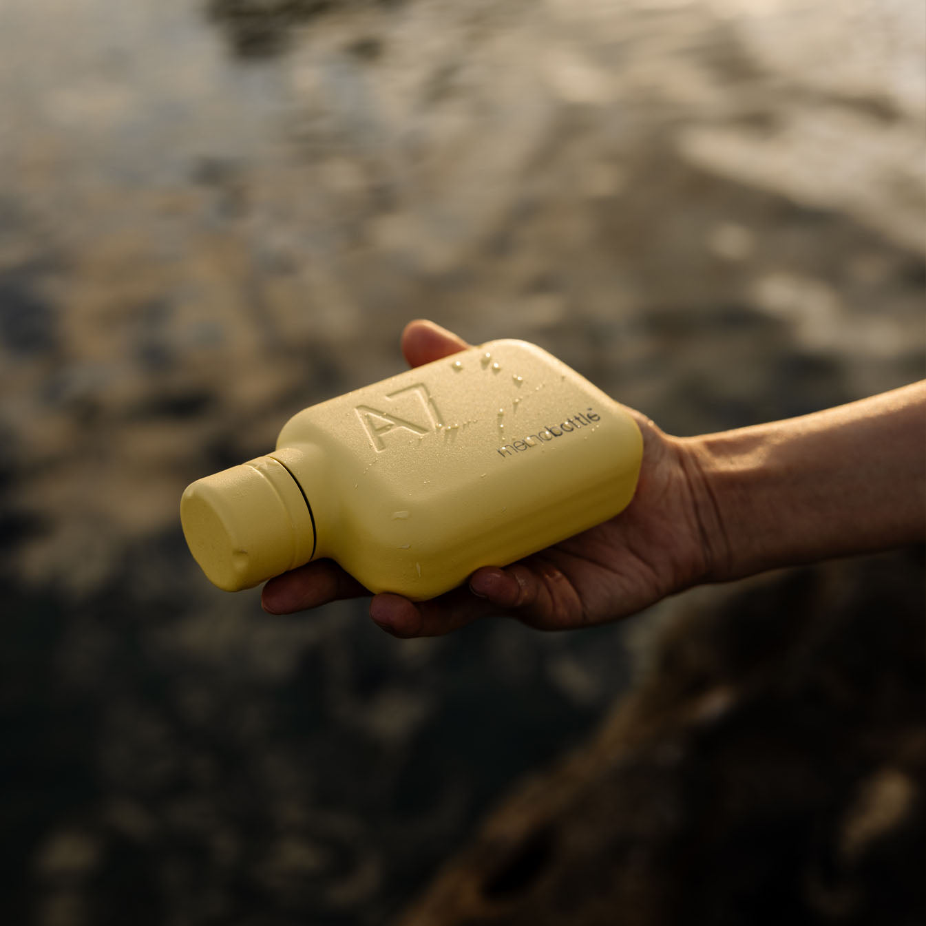 A7 Stainless Steel memobottle (Butter Yellow)