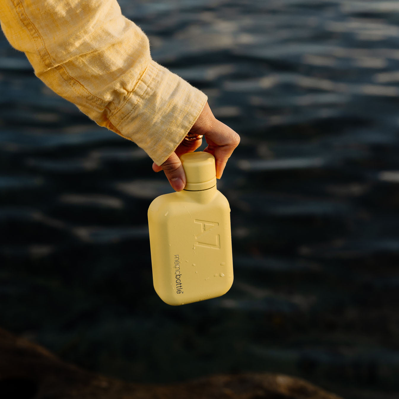 A7 Stainless Steel memobottle (Butter Yellow)