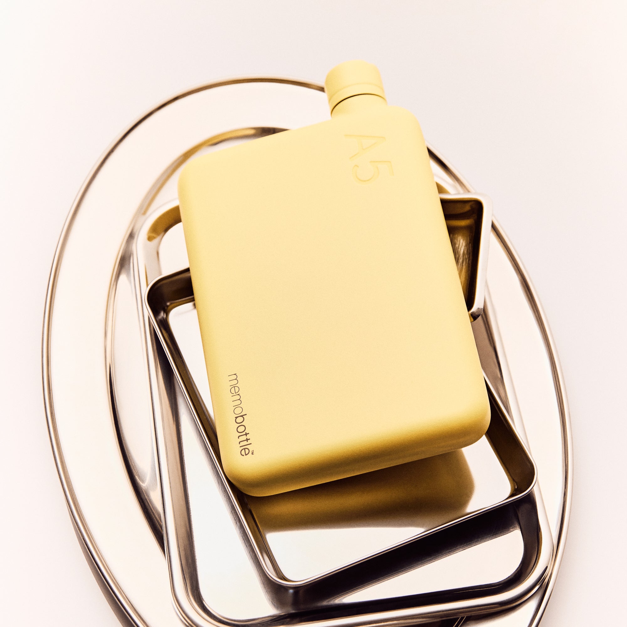 A5 Stainless Steel memobottle (Butter Yellow)