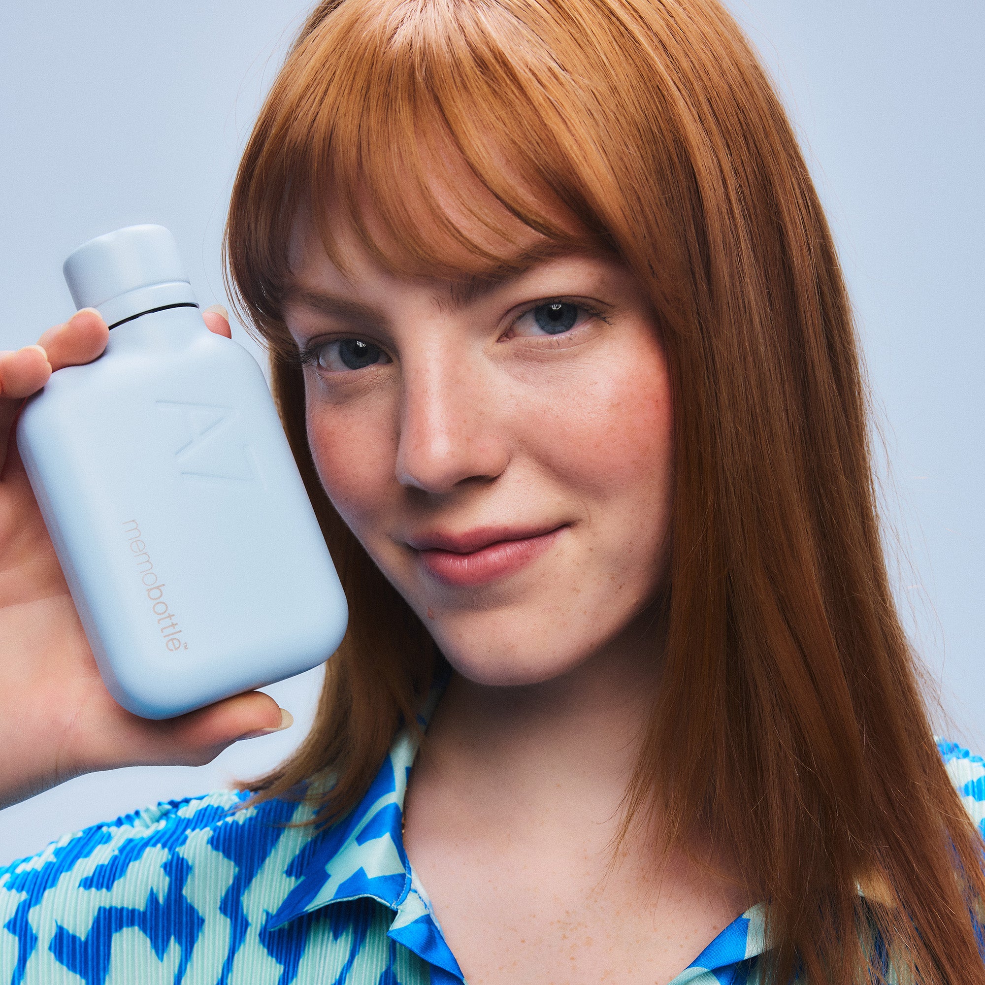 A7 Stainless Steel memobottle (Powder Blue)