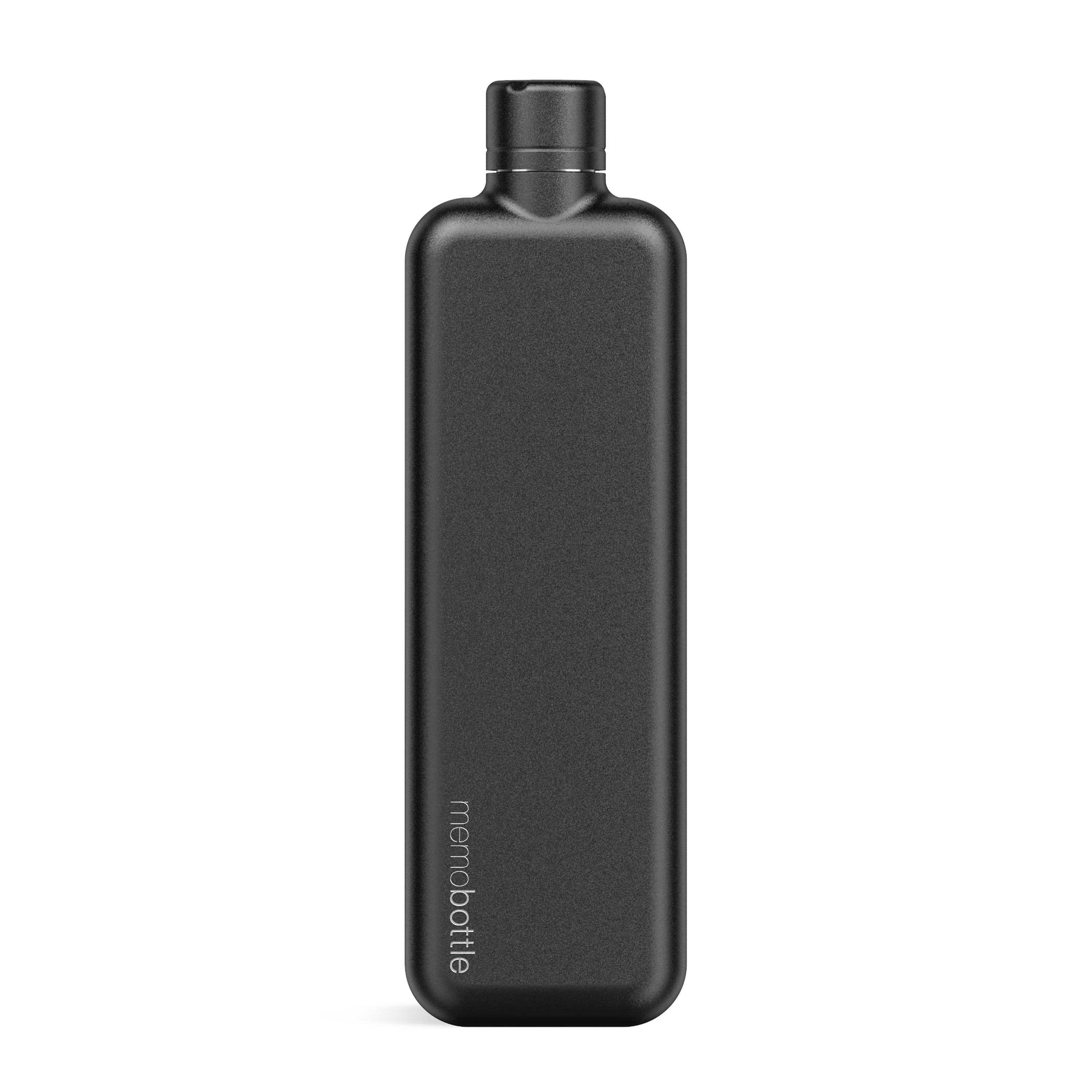 SLIM Stainless Steel memobottle (Black)