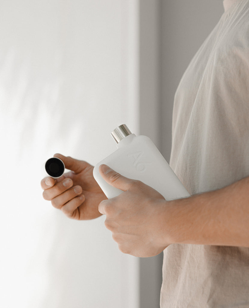 SLIM Stainless Steel memobottle BLACK